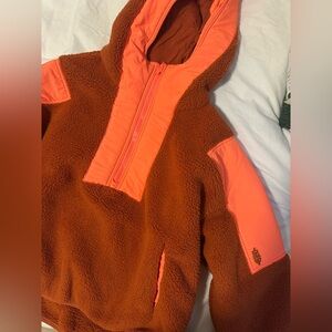 FP Movement by Free People Orange and Cinnamon Hoodie